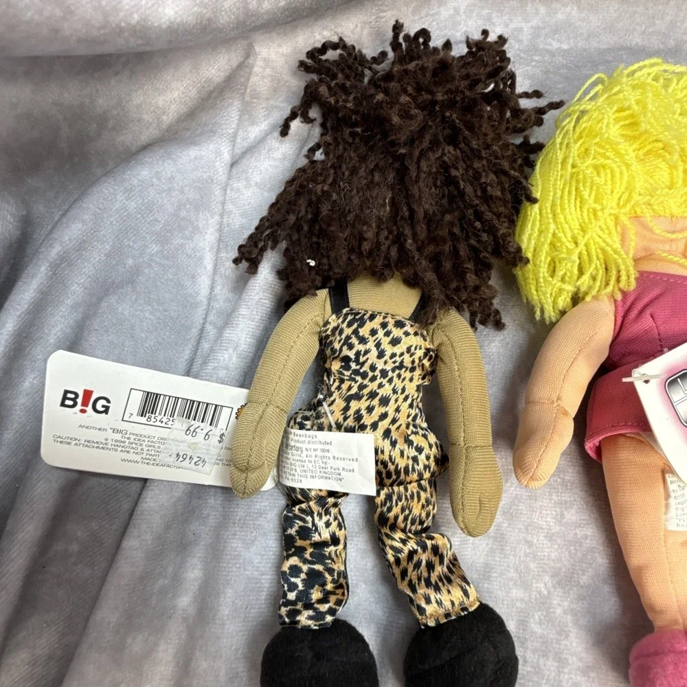 Spice Girls 1998 New Beanbags NWT Complete Set of 8